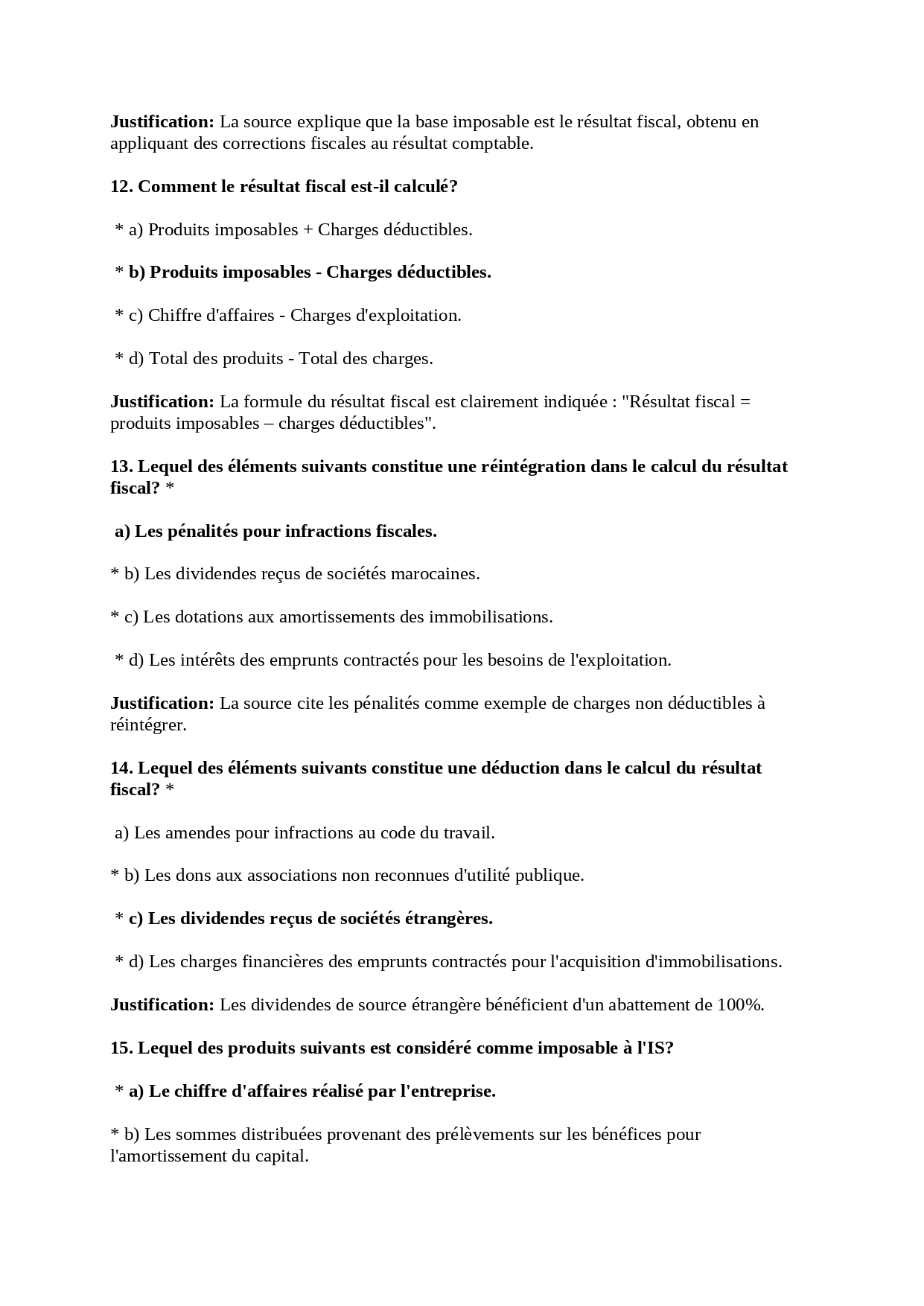 50 Questions à Choix Multiples sur l'IS au Maroc avec réponses et justifications PDF SEMISTRE....jpg