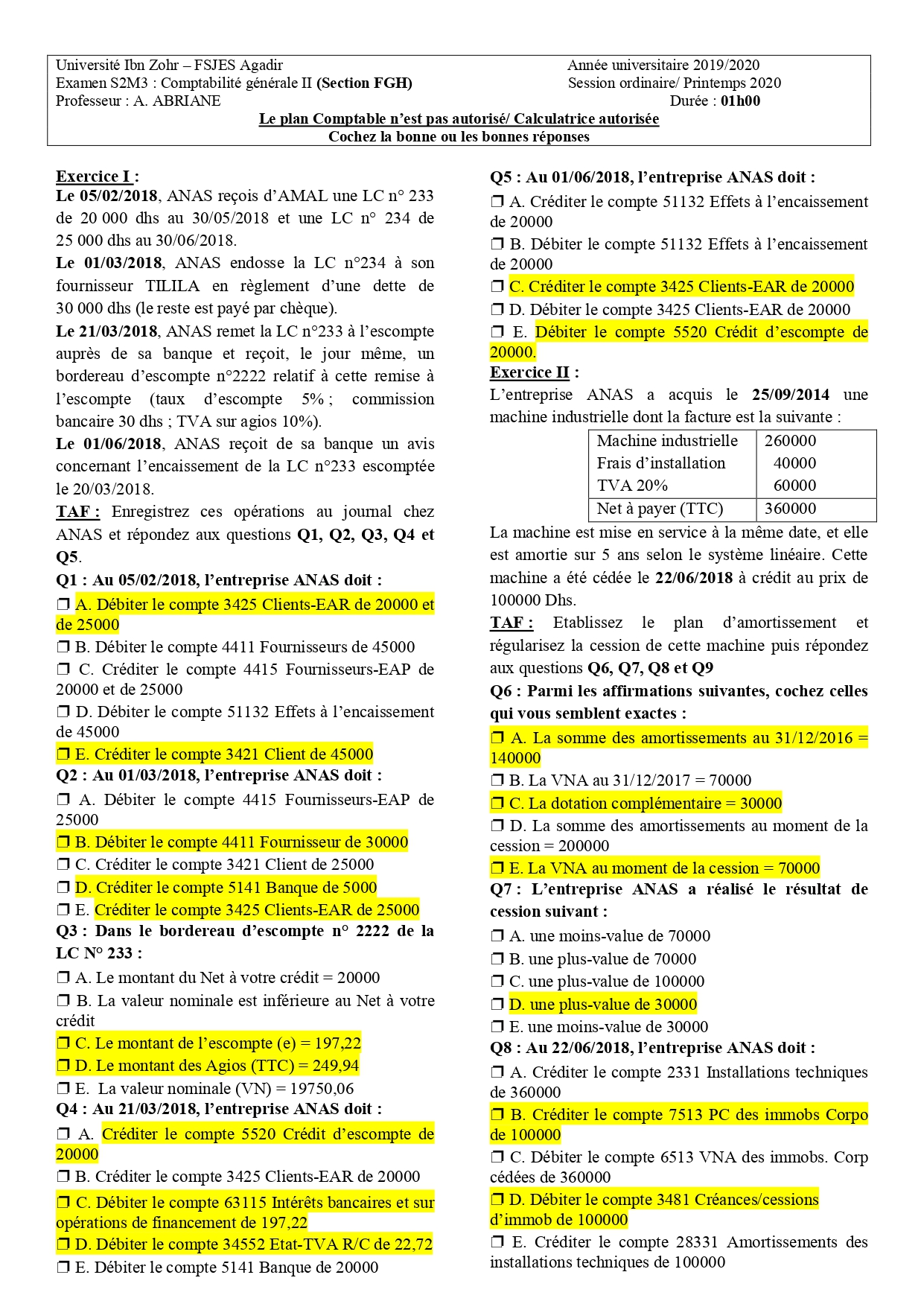 Comptabilité générale II Examen Corrigé Semestre 2 2019-2020 PDF_page-0001.jpg