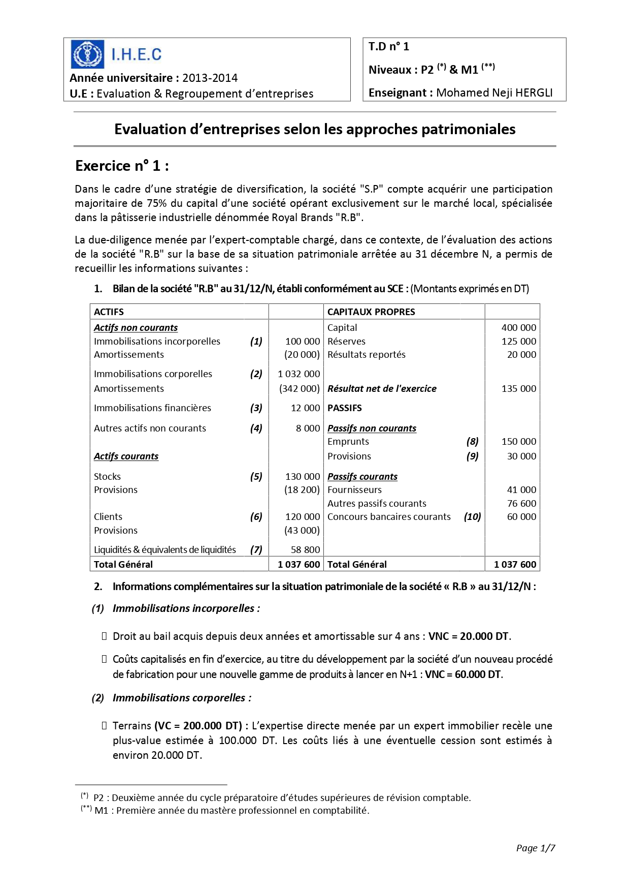 Evaluation de l'entreprise exercices corrigés PDF_page-0002.jpg