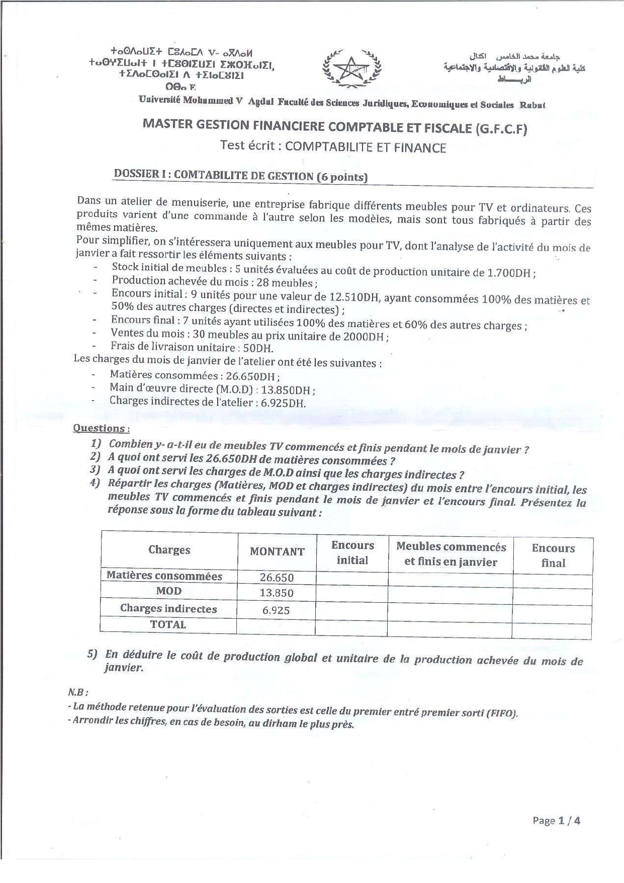 Sujets du Concours Master Gestion Financière Comptable et Fiscale G.F.C.F  semistre.com 1_page...jpg