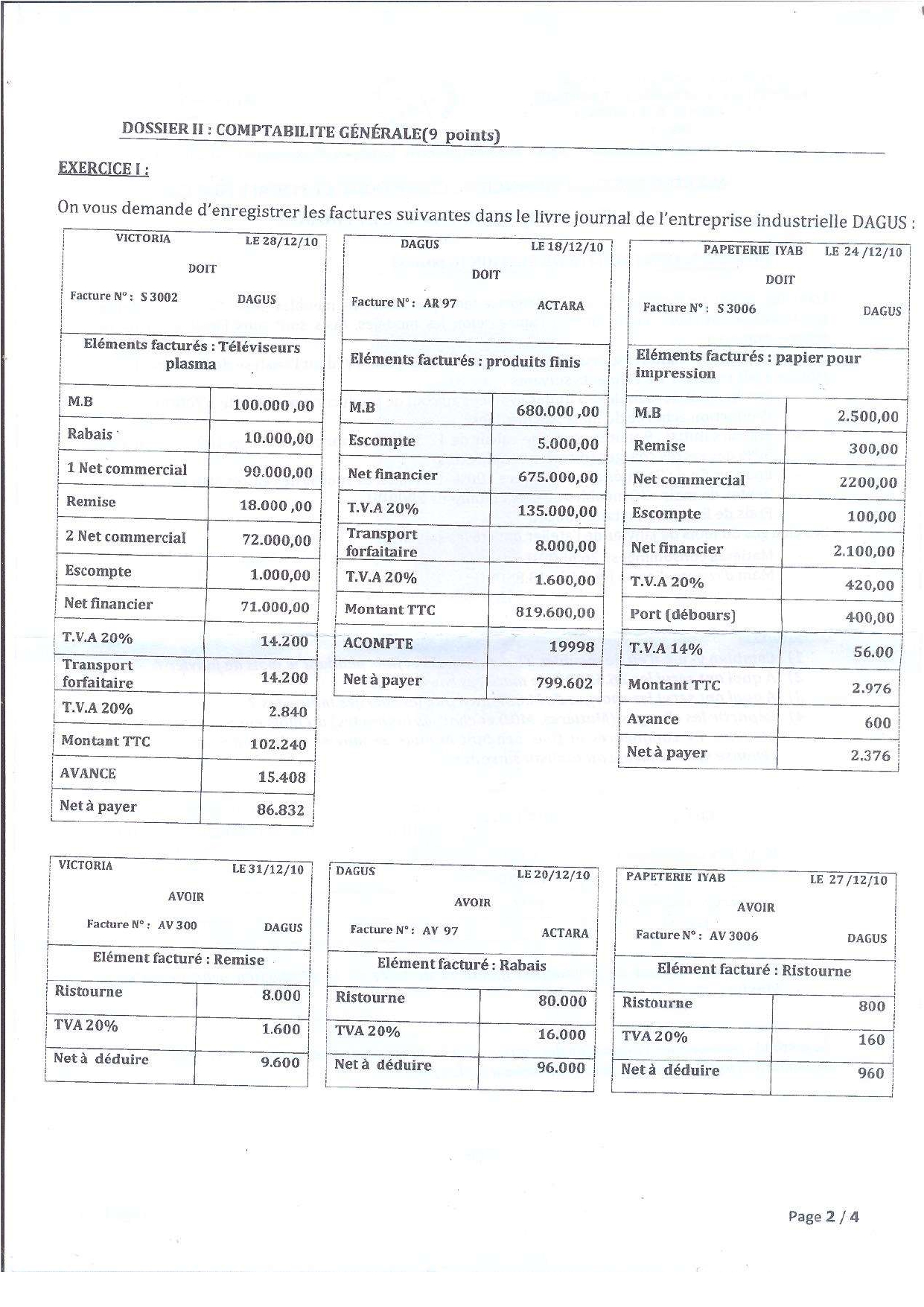Sujets du Concours Master Gestion Financière Comptable et Fiscale G.F.C.F  semistre.com 2_page...jpg