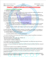 Résumés du Cours : Introduction à l’économie Semestre 1 Résumés du Cours : Introduction à l’économie Semestre 1