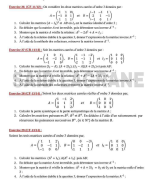 30 Exercices avec Corrigés Algèbre Semestre 2