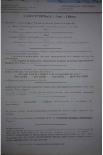 Examen Marketing Session Normal et Rattrapage