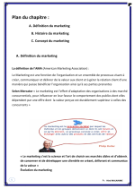 Cours de Marketing de Base 