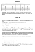 Exercices avec corrections en Comptabilité Analytique