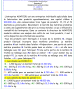 Exercice d'application en Comptabilité Analytique