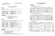 Travaux Dirigés en Comptabilité Analytique avec correction