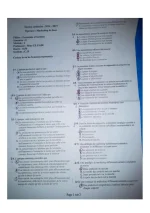 Examen du Marketing : QCM Corrigé 
