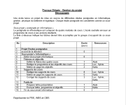 Cours Gestion du Projet + Exercices avec corrections Cours Gestion du Projet + Exercices avec corrections