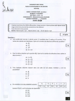 Examen en Probabilités Semestre 2