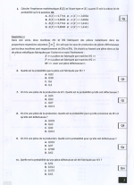Examen en Probabilités Semestre 2