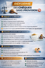 Un résumé sur la Réforme des chèques sans provision 
